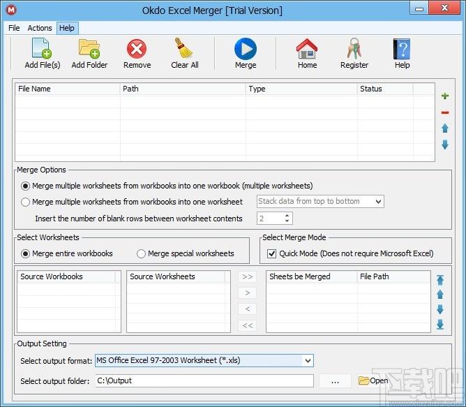 Okdo Excel Merger下载,Excel合并工具,Excel合并